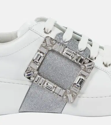 Roger Vivier Viv' Skate leather sneakers | Thumbnail 3 Roger Vivier Viv' Skate leather sneakers | Thumbnail 3