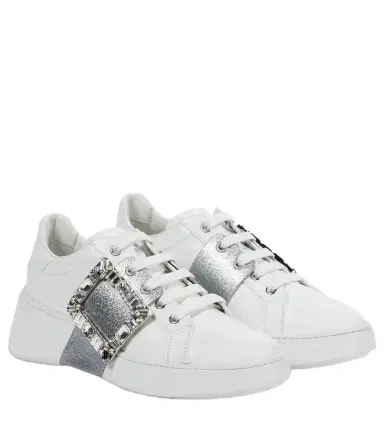 Roger Vivier Viv' Skate leather sneakers | Thumbnail 1 Roger Vivier Viv' Skate leather sneakers | Thumbnail 1
