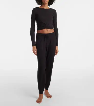 Alo Yoga Cover knit crop top | Thumbnail 3