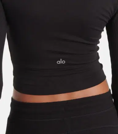 Alo Yoga Cover knit crop top | Thumbnail 5