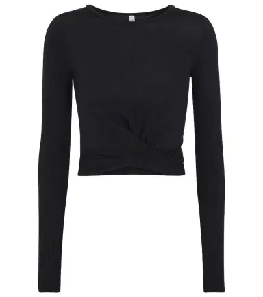 Alo Yoga Cover knit crop top | Thumbnail 1