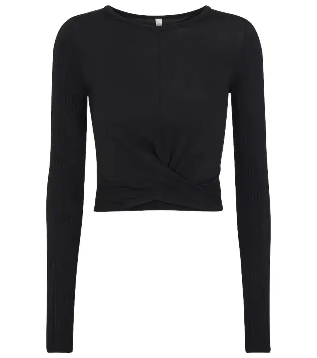 Cover knit crop top