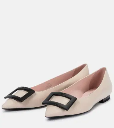 Roger Vivier Gommettine leather ballet flats | Thumbnail 3