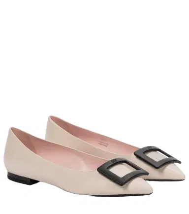 Roger Vivier Gommettine leather ballet flats | Thumbnail 1