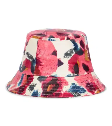 Isabel Marant Haley floral leather bucket hat | Thumbnail 3