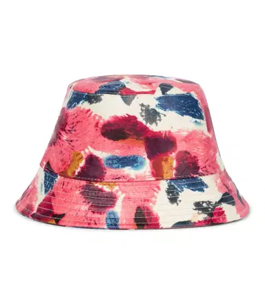 Isabel Marant Haley floral leather bucket hat | Thumbnail 1