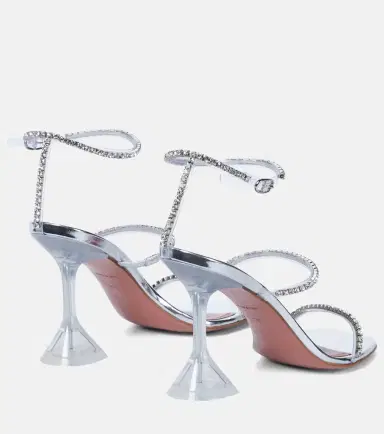 Amina Muaddi Gilda embellished PVC sandals | Thumbnail 3 Amina Muaddi Gilda embellished PVC sandals | Thumbnail 3