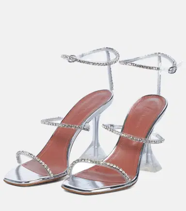 Amina Muaddi Gilda embellished PVC sandals | Thumbnail 4 Amina Muaddi Gilda embellished PVC sandals | Thumbnail 4
