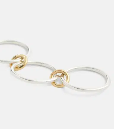 Spinelli Kilcollin Solarium SG 18kt gold and sterling silver linked rings | Thumbnail 3 Spinelli Kilcollin Solarium SG 18kt gold and sterling silver linked rings | Thumbnail 3