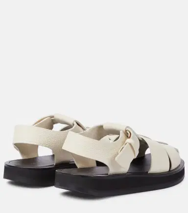 The Row Fisherman leather sandals | Thumbnail 2