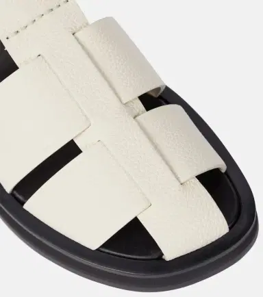 The Row Fisherman leather sandals | Thumbnail 4