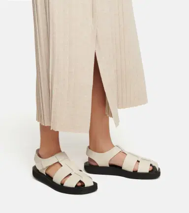 The Row Fisherman leather sandals | Thumbnail 6