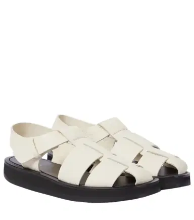 The Row Fisherman leather sandals | Thumbnail 1