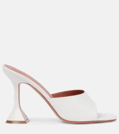 Amina Muaddi Lupita leather sandals | Thumbnail 2 Amina Muaddi Lupita leather sandals | Thumbnail 2