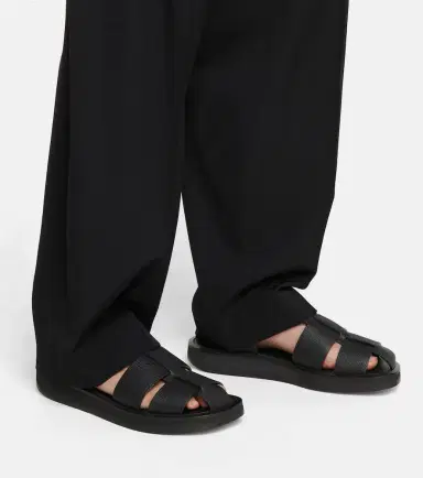 The Row Fisherman leather sandals | Thumbnail 6
