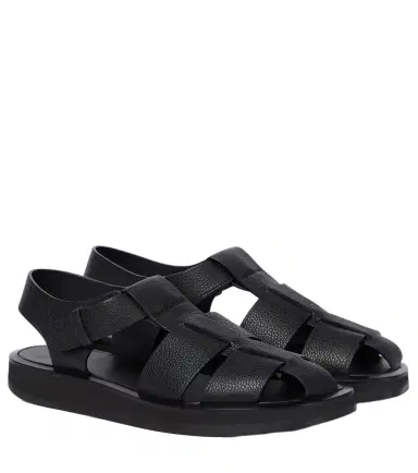 The Row Fisherman leather sandals | Thumbnail 1