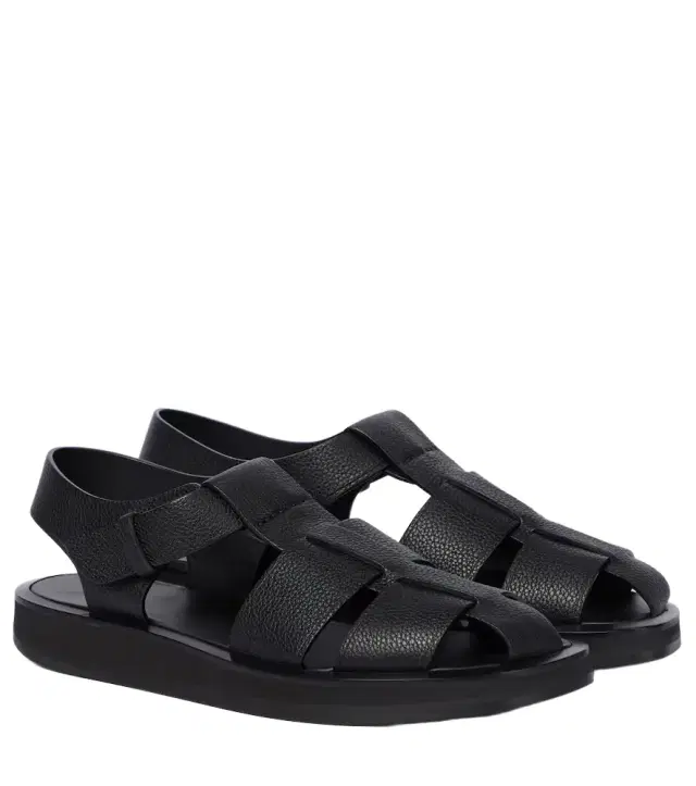The Row Fisherman leather sandals