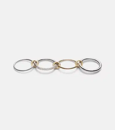 Spinelli Kilcollin Nimbus 18kt gold and sterling silver ring with diamonds | Thumbnail 2 Spinelli Kilcollin Nimbus 18kt gold and sterling silver ring with diamonds | Thumbnail 2