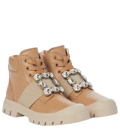 Roger Vivier Viv Desert leather ankle boots | Thumbnail 1 Roger Vivier Viv Desert leather ankle boots | Thumbnail 1