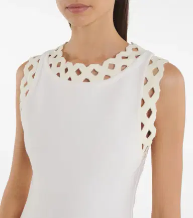 Alaïa Alaïa Vienne wool-blend minidress | Thumbnail 2