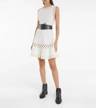 Alaïa Alaïa Vienne wool-blend minidress | Thumbnail 4