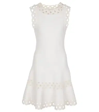 Alaïa Alaïa Vienne wool-blend minidress | Thumbnail 1