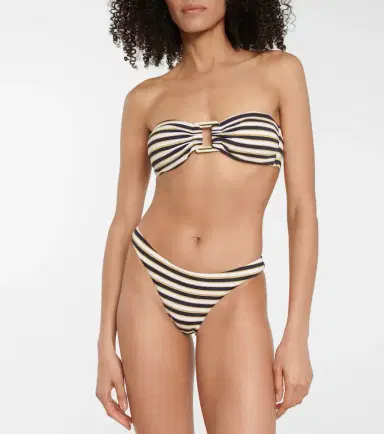 Melissa Odabash Angola striped bikini top | Thumbnail 4