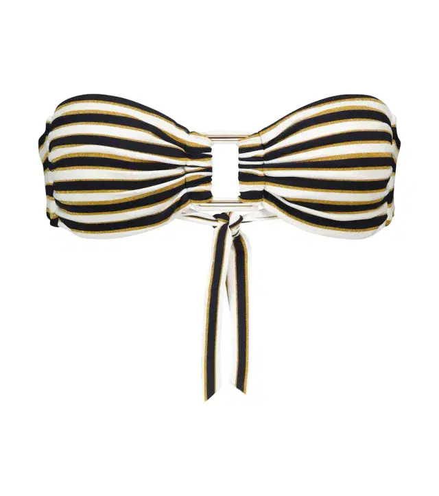 Melissa Odabash Angola striped bikini top