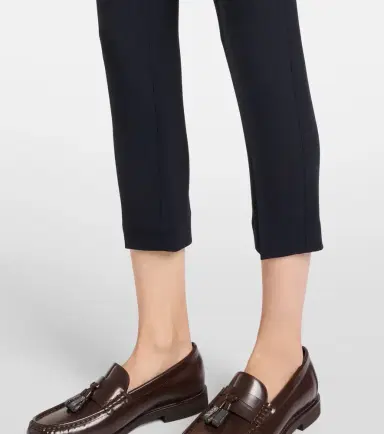 Brunello Cucinelli High-rise silk-blend pants | Thumbnail 5
