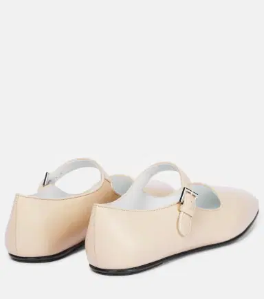 The Row Ava leather ballet flats | Thumbnail 4