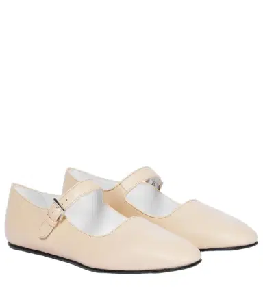 The Row Ava leather ballet flats | Thumbnail 1