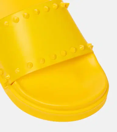 Christian Louboutin Pool Stud embellished slides | Thumbnail 3