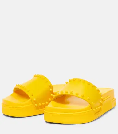 Christian Louboutin Pool Stud embellished slides | Thumbnail 4