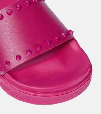 Christian Louboutin Pool Stud embellished slides | Thumbnail 3