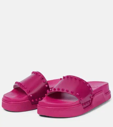 Christian Louboutin Pool Stud embellished slides | Thumbnail 4
