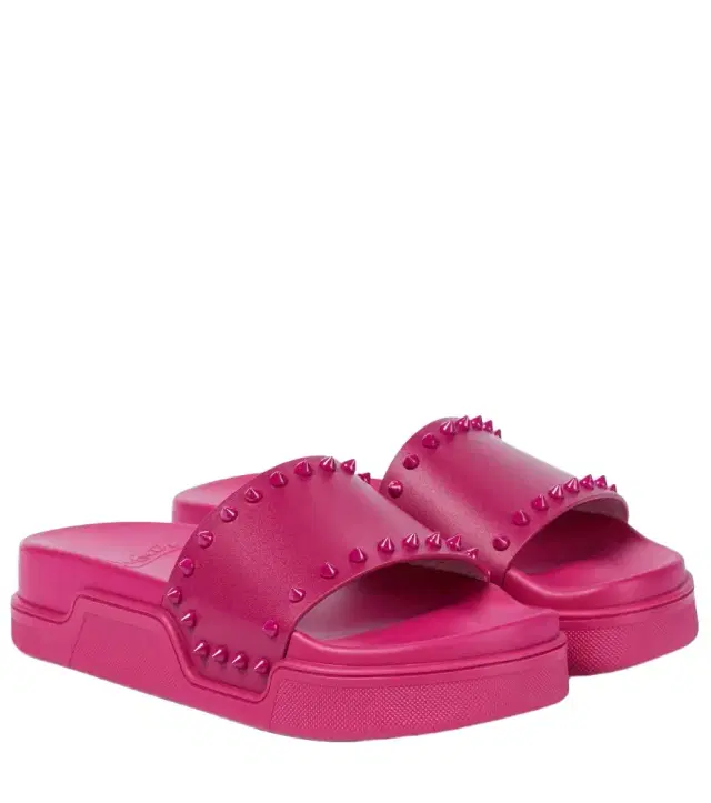 Christian Louboutin Pool Stud embellished slides