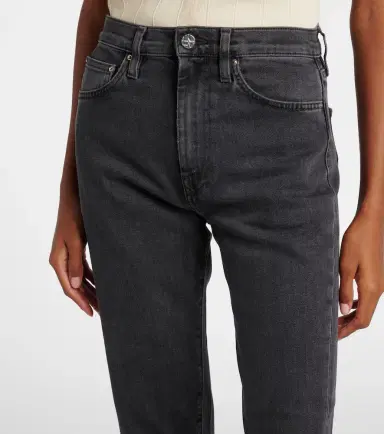 TOTEME Mid-rise twisted-seam straight jeans | Thumbnail 2 TOTEME Mid-rise twisted-seam straight jeans | Thumbnail 2