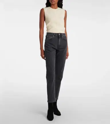 TOTEME Mid-rise twisted-seam straight jeans | Thumbnail 6 TOTEME Mid-rise twisted-seam straight jeans | Thumbnail 6