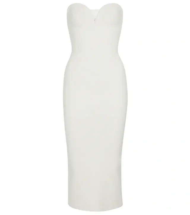 Galvan Thalia strapless midi dress
