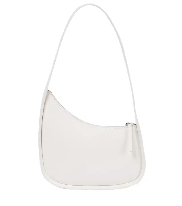 The Row Half Moon leather shoulder bag