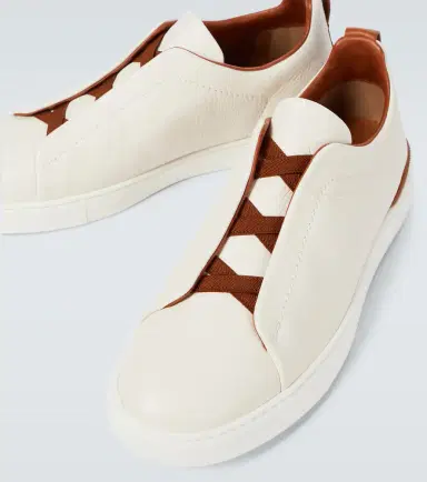 Zegna Triple Stitch leather sneakers | Thumbnail 3 Zegna Triple Stitch leather sneakers | Thumbnail 3