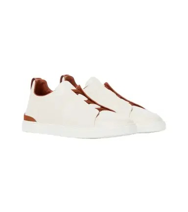 Zegna Triple Stitch leather sneakers | Thumbnail 1 Zegna Triple Stitch leather sneakers | Thumbnail 1