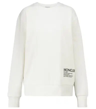 Moncler Cotton-blend sweatshirt | Thumbnail 1 Moncler Cotton-blend sweatshirt | Thumbnail 1
