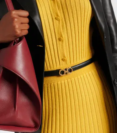 Ferragamo Gancini leather belt | Thumbnail 3