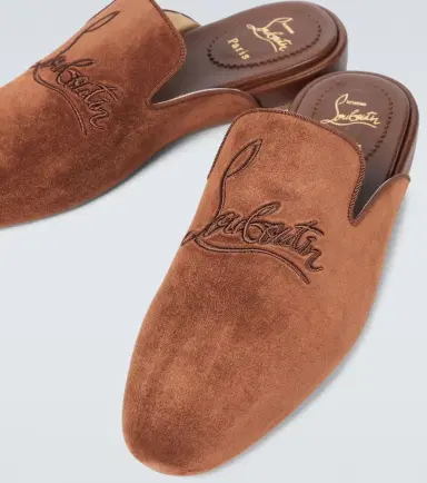 Christian Louboutin Navy Coolito Flat mules | Thumbnail 4