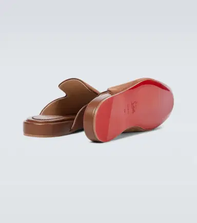 Christian Louboutin Navy Coolito Flat mules | Thumbnail 5