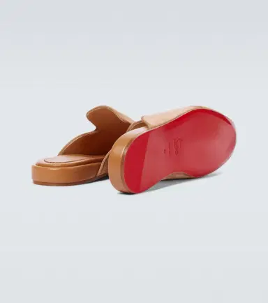 Christian Louboutin Navy Coolito Flat mules | Thumbnail 3