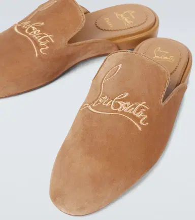 Christian Louboutin Navy Coolito Flat mules | Thumbnail 5