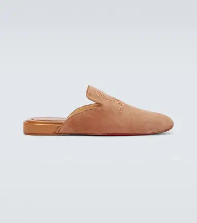 Christian Louboutin Navy Coolito Flat mules | Thumbnail 6