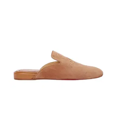 Christian Louboutin Navy Coolito Flat mules | Thumbnail 1